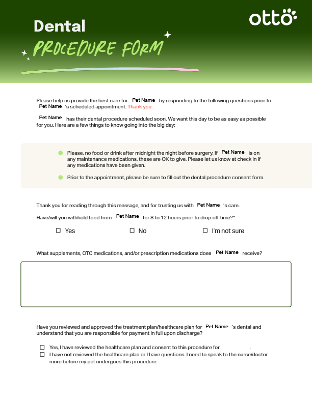 Dental Form-1 Preview of the front desk efficiency checklist