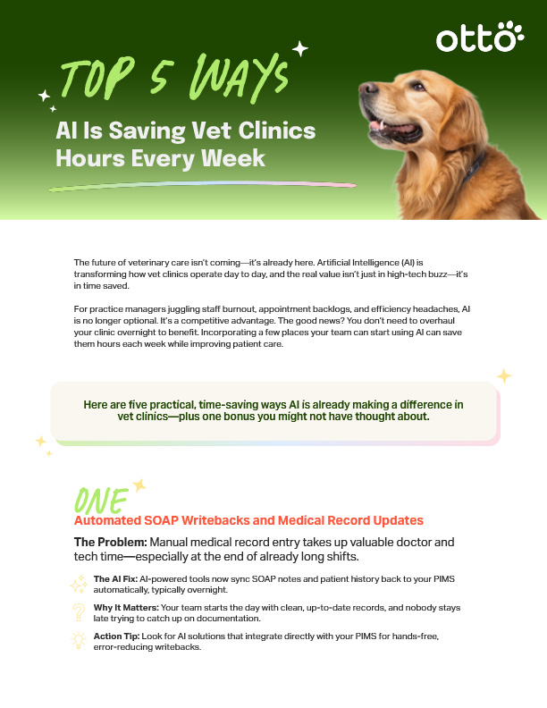 Top 5 Ways AI Is Saving Vet Clinics Hours Every Week-1 Preview of the front desk efficiency checklist
